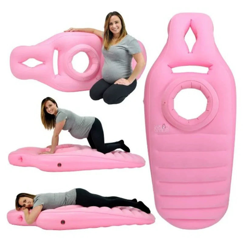 Ultimate Inflatable Pregnancy Pillow Yoga Mat - Comfort and Support for Expecting Mothers